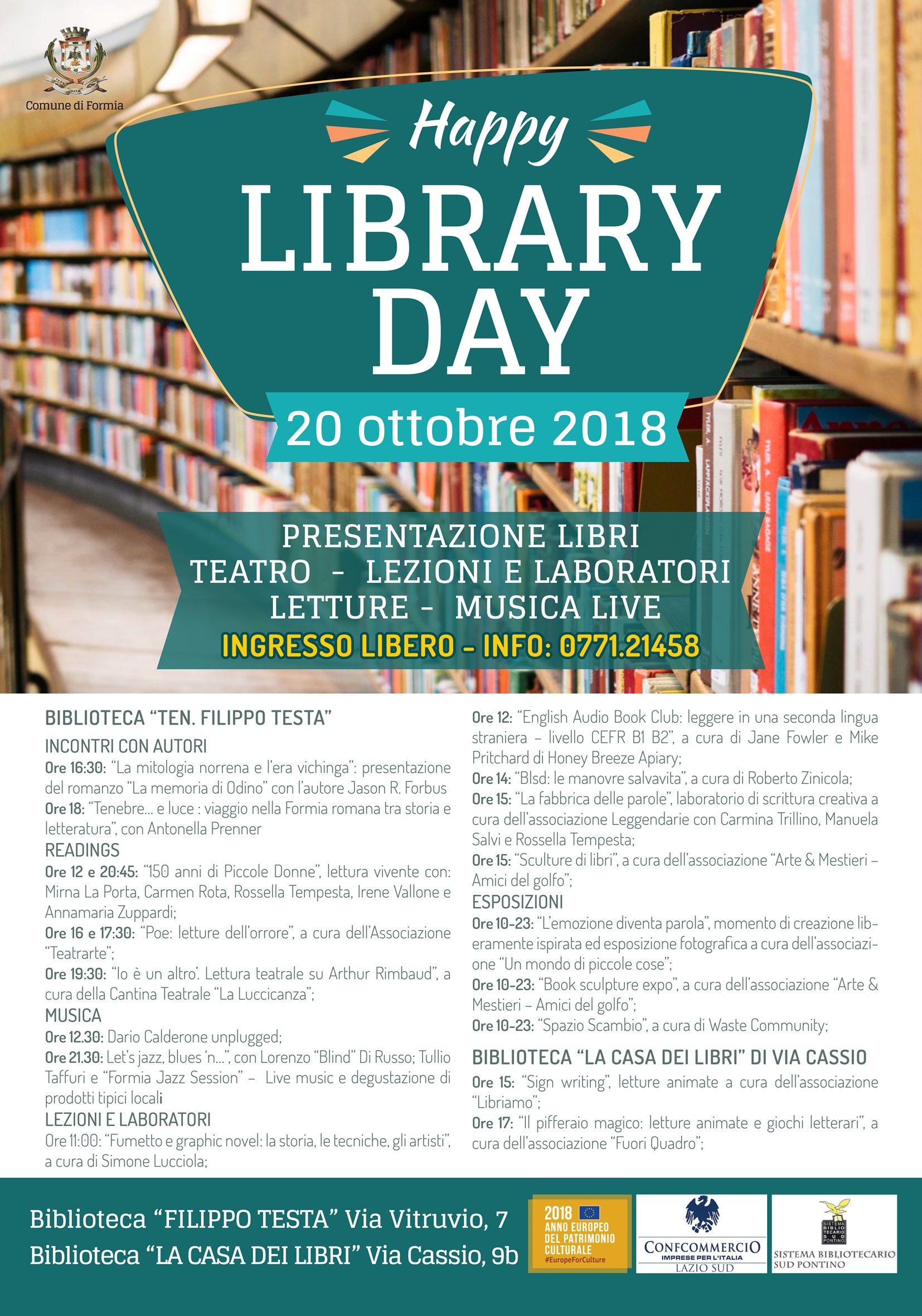 Library Day a Formia