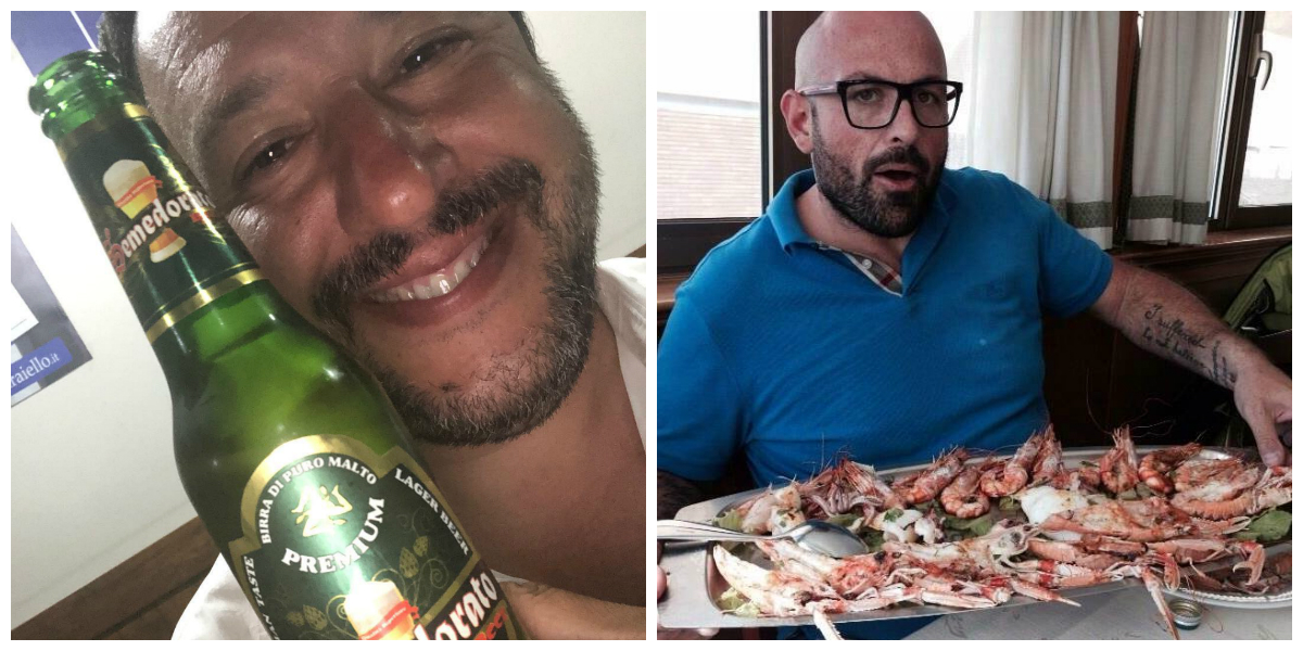 Matteo Salvini e il pentito Agostino Riccardo
