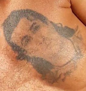 L'immagine tatuata di Ferdinando Il Bello