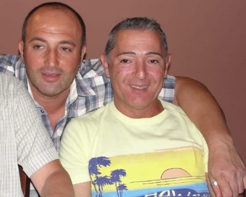 Antonio Libertini (a sinistra) e Paolo Menechelli, l'ex dipendente Meccano che si è tolto la vita