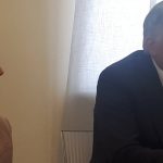 Il Prefetto di Latina Maria Rosa Trio e il sottosegretario dell'Interno Luigi Gaetti