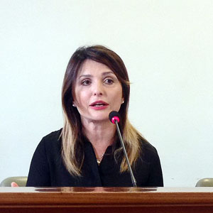 Il pm Luigia Spinelli che dispose gli arresti dei vertici di Indeco nel 2014