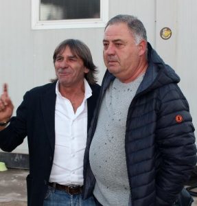 Antonio Pezone con Bruno Conti ai tempi del Racing Fondi