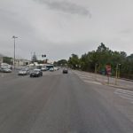 L'incrocio tra via Flacca e Via Vindicio
