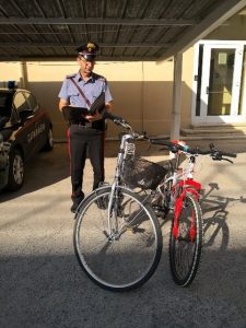 bici recuperate dai Carabinieri