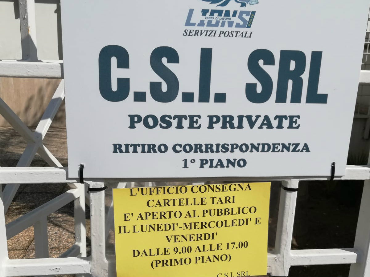 Centro Sicurezza Italia Srl, aggiudicatari del servizio di spedizione della Tari 2019 a Latina