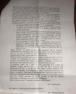 La contro-diffida degli ex assessori rivolta al Sindaco e ai dirigenti del Comune di Formia (terza parte)
