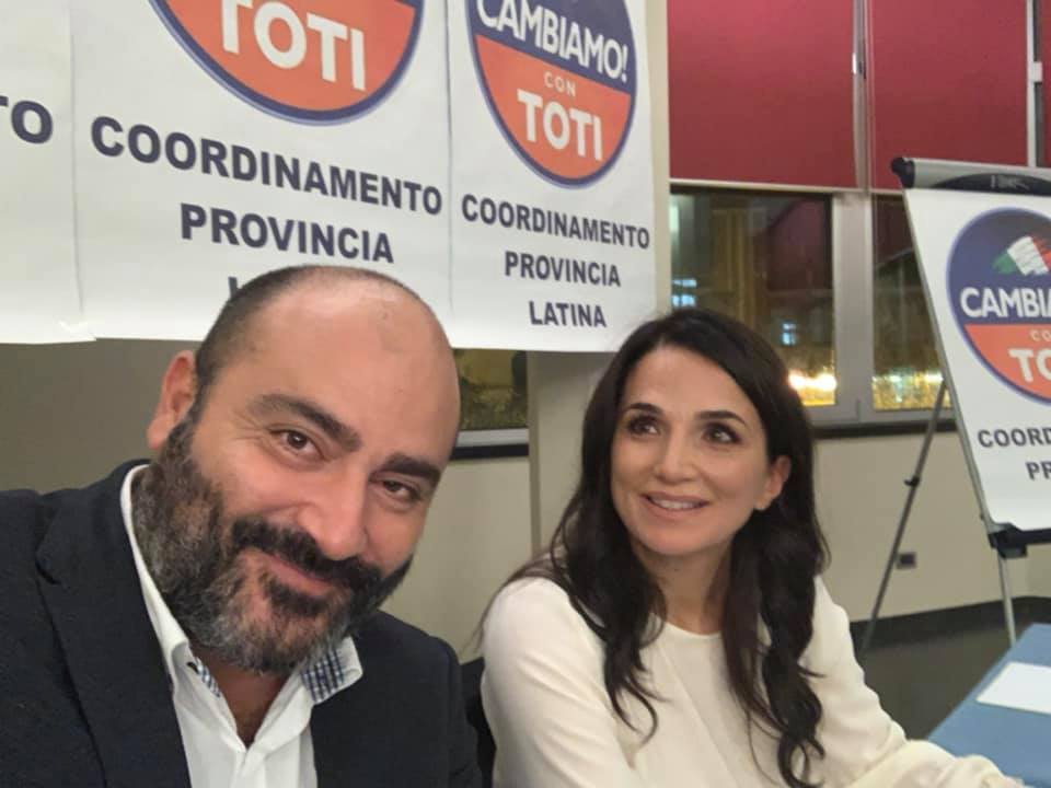 Adriano Palozzi e Gina Cetrone