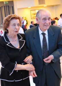 Alfonso Mazzola con la moglie Vanna Migliorin (da giomagazine)