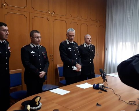 Conferenza stampa Carabinieri - Operazione Scudo