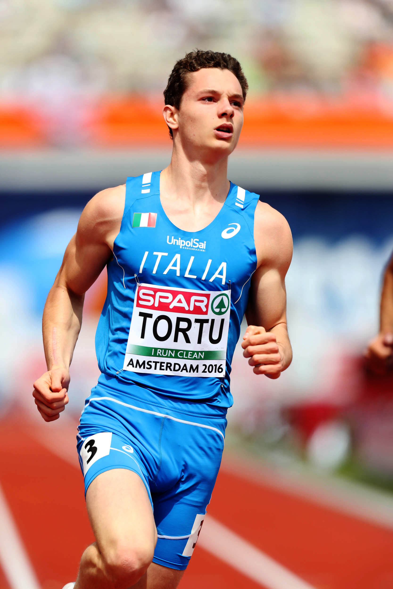 Filippo Tortu ai Campionati Europei di Amsterdam