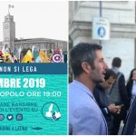 L'evento latinense delle Sardine e (di spalle) il consigliere regionale Angelo Tripodi con l'onorevole Claudio Durigon