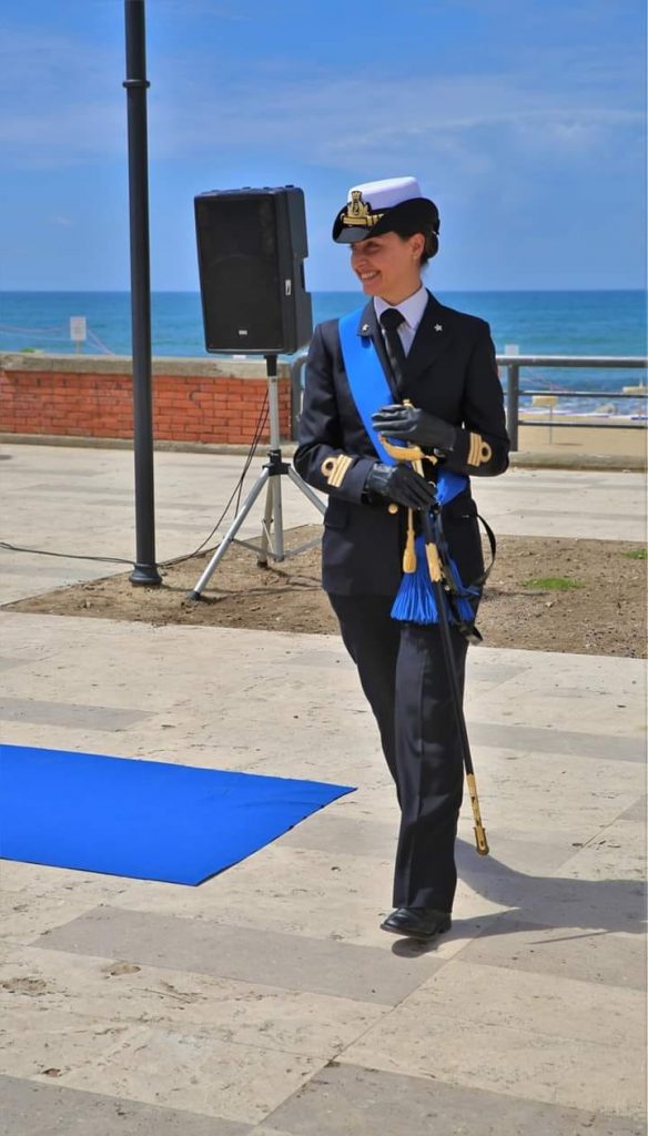Comandante della Capitaneria di Porto di Terracina, Tenente di Vascello Emilia Denaro