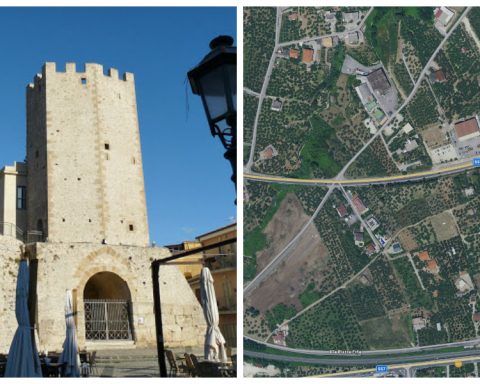 Castellone (Formia) e l'area della lottizzazione in Via Pietra Erta