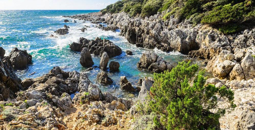 La scogliera di San Felice Circeo