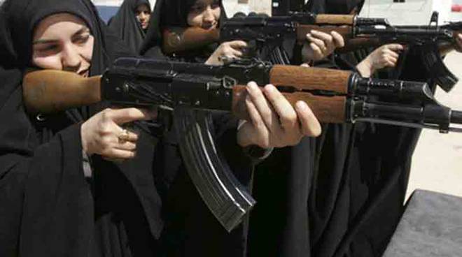Donne appartnenenti all'Isis