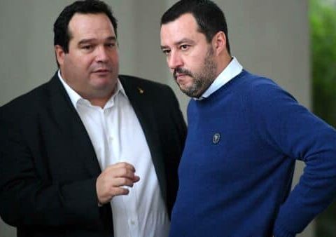 Claudio Durigon e Matteo Salvini