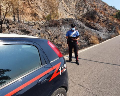 Castelforte òa zona dell’incendio