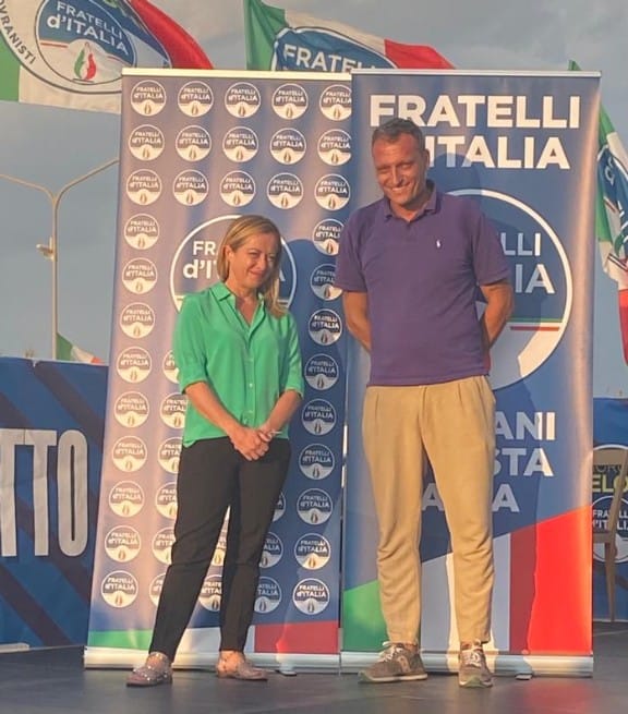 Giorgia Meloni e Andrea Marchiella