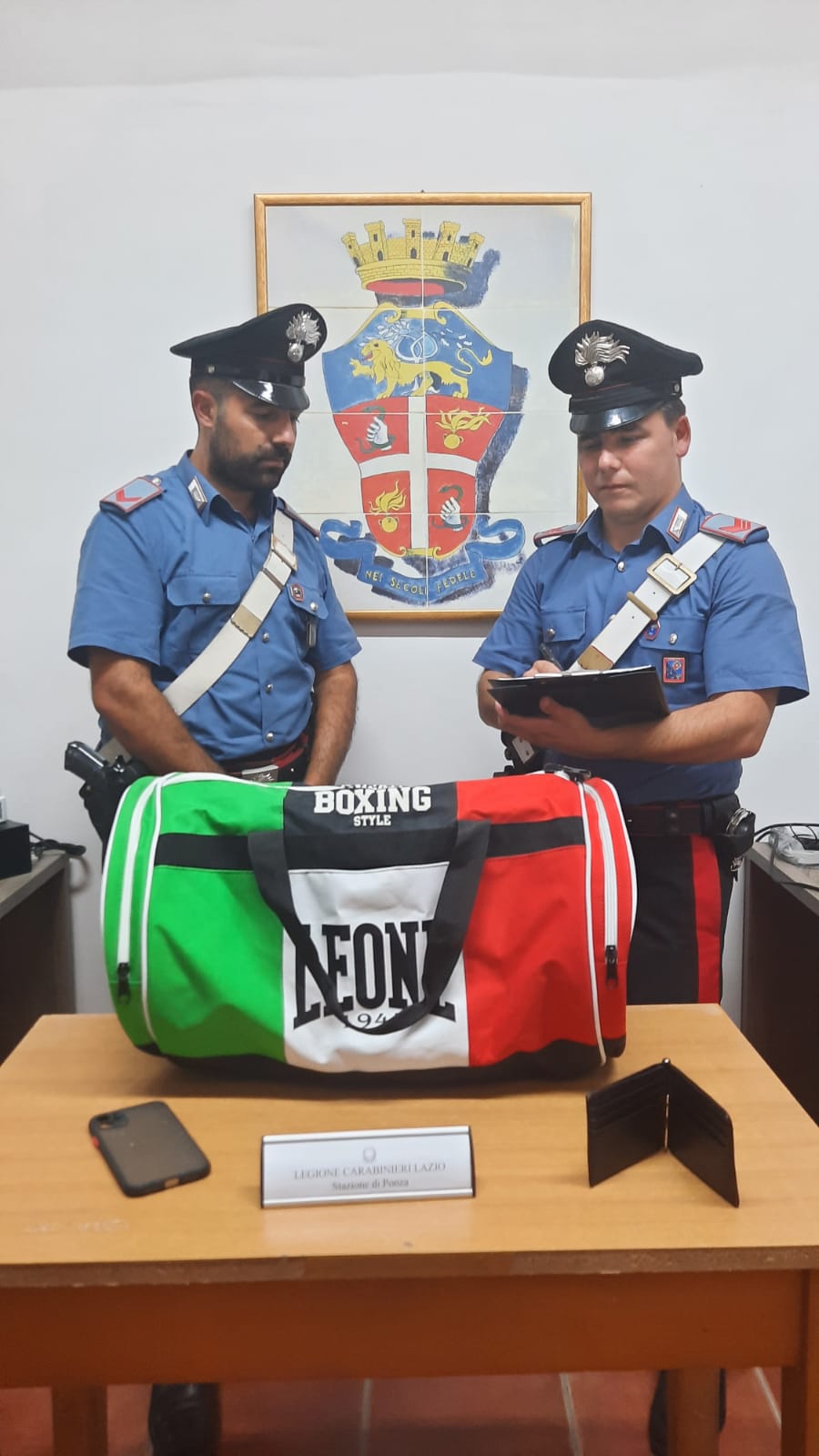 Merce recuperata dai Carabinieri di Ponza