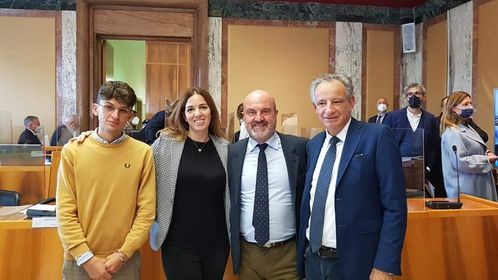 Lenoardo Majocchi, Daniela Fiore, Tommaso Malandruccolo e Enzo De Amicis