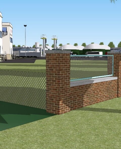 Le recinzioni previste dal progetto dell'impianto per produzione biometano presso il sito dell'ex Mira Lanza