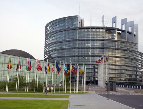 Parlamento europeo a Bruxelles