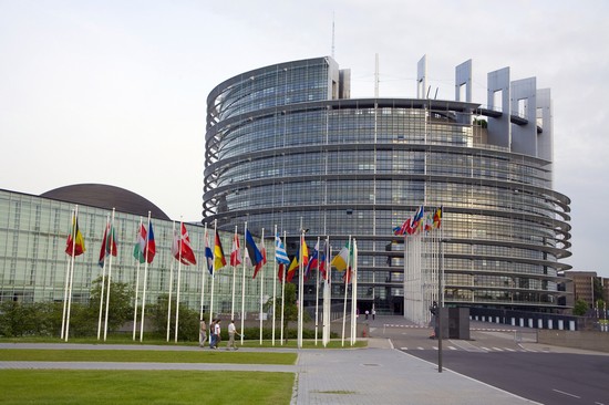 Parlamento europeo a Bruxelles