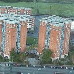 I palazzi popolari di Via Pionieri della Bonifica a Campo Boario