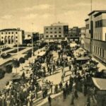 Foto del mercato di Latina negli anni '30