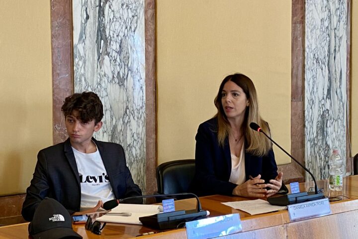 I consiglieri comunali Leonardo Majocchi e Daniela Fiore (PD)