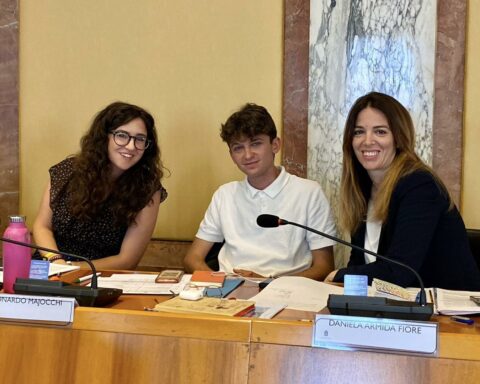 I consiglieri comunale del PD di Latina: Valeria Campagna, Leonardo Majocchi e Daniela Fiore
