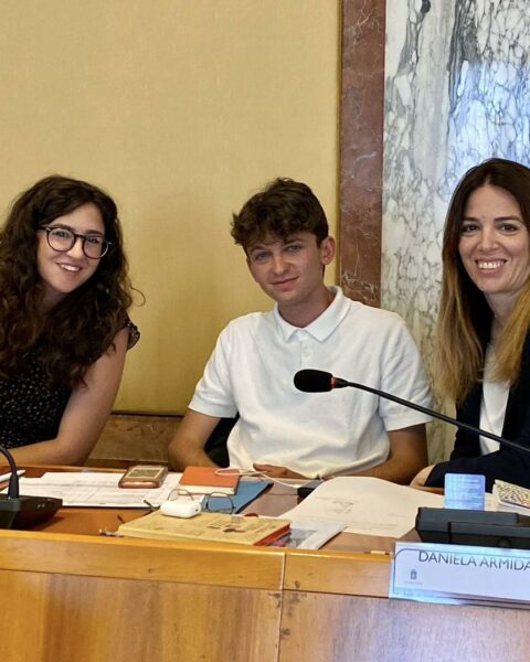 I consiglieri comunale del PD di Latina: Valeria Campagna, Leonardo Majocchi e Daniela Fiore