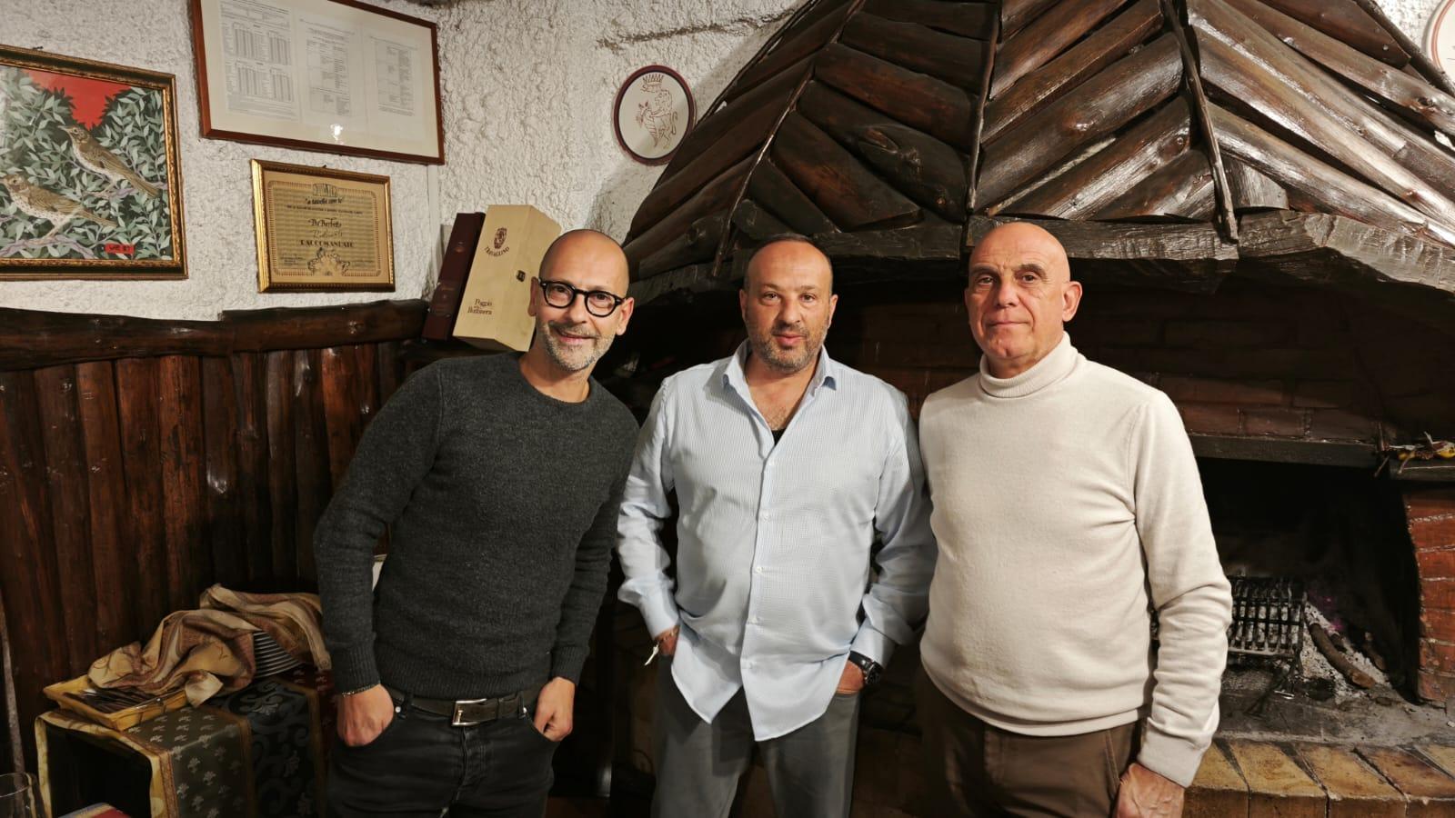 Marco Tomei, Ivan Leonardo De Angelis e Marco Carpineti