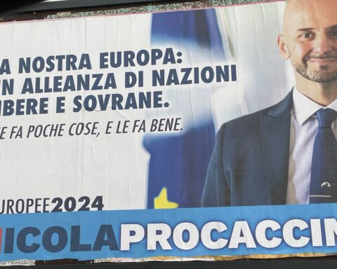 Il manifesto elettorale europeo di Nicola Procaccini