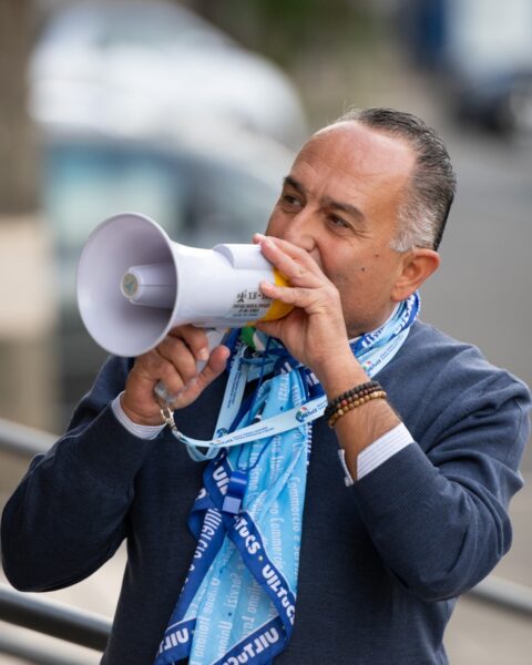 Gianfranco Cartisano, Segretario di Uiltucs Latina