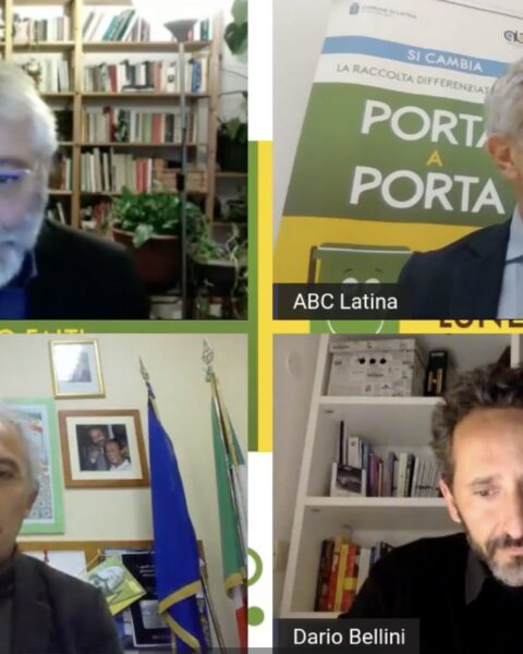 Lunedì 8 febbraio 2021, la diretta facebook per la presentazione del servizio di raccolta porta a porta per Latina Scalo, Borgo Piave, Borgo San Michele e Borgo Faiti. Con Coletta e Bellini, anche Ascoli e Silingardi.