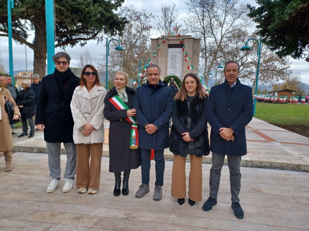BORGO FAITI, INAUGURATO IL MONUMENTO AI CADUTI