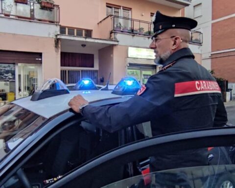 I Carabinieri sul luogo del delitto a Terracina