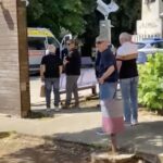 Il luogo del tentato omicidio a Cisterna, in Piazza Amedeo di Savoia
