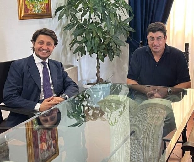 Marcello Anastasio Pugliese al momento della nomina come assessore a Formia