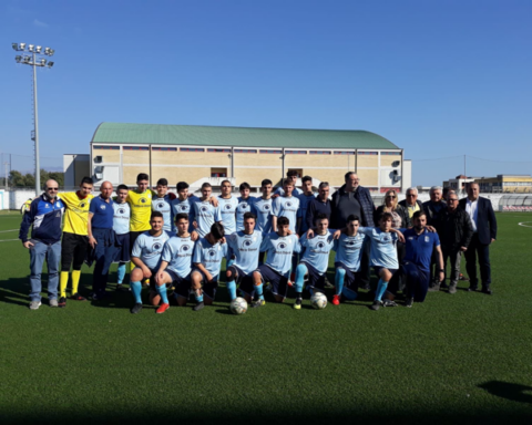 La foto è del 23/03/2019 quando fu riaperto lo stadio Bartolani per una amichevole Polisportiva SanValentino-Roccasecca dei Volsci