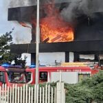 Il mobilificio andato a fuoco lo scorso 10 aprile