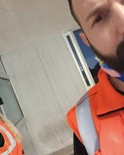 A destra Vincenzo Di Girolamo, il medico aggredito