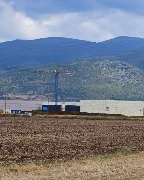 L'impianto biogas in fase di realizzazione a Terracina