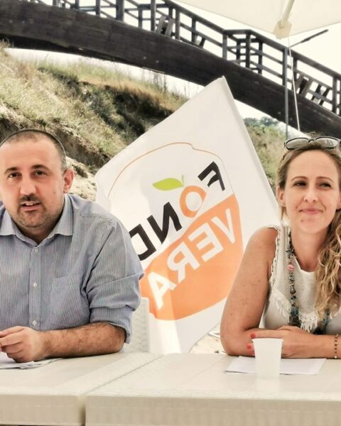 Il Capogruppo Consiliare Francesco Ciccone e la Vice Presidente di Fondi Vera Valentina Tuccinardi