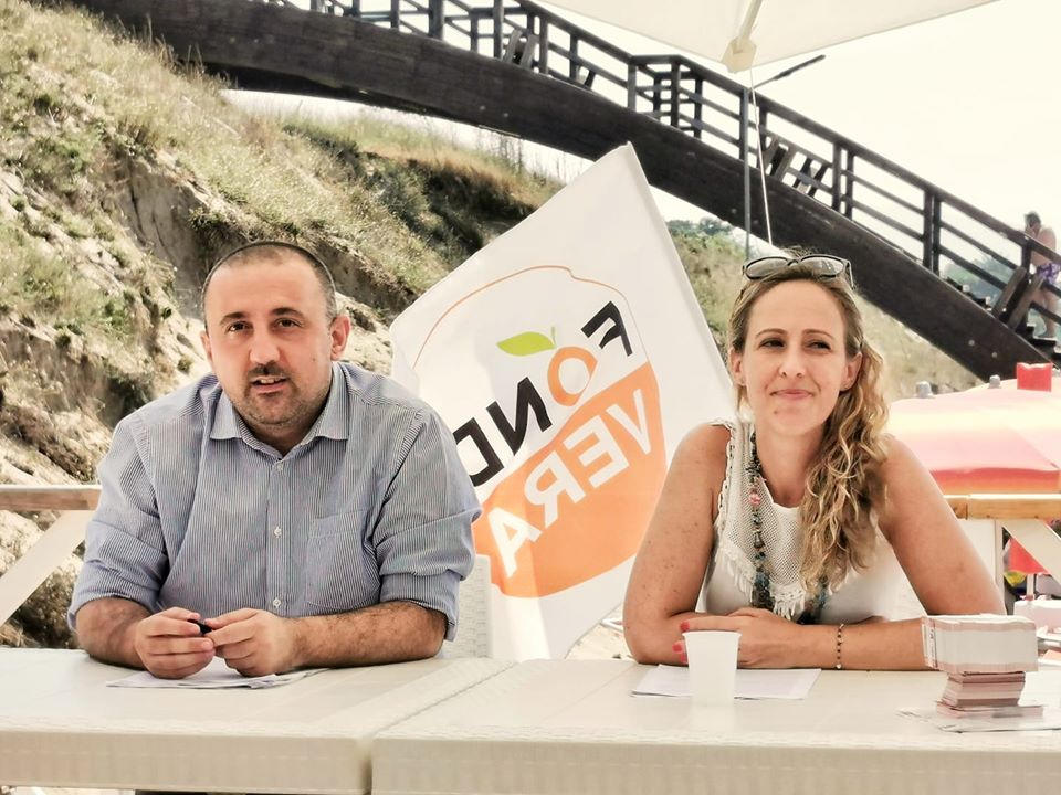 Il Capogruppo Consiliare Francesco Ciccone e la Vice Presidente di Fondi Vera Valentina Tuccinardi