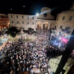 Un'immagine della Notte Bianca a Priverno