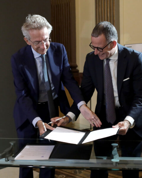 Gaetano Manfredi, Presidente Anci e Gabriele Fava, Presidente Inps