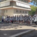 La manifestazione per Federico Salvagni a Piazzale Clodio